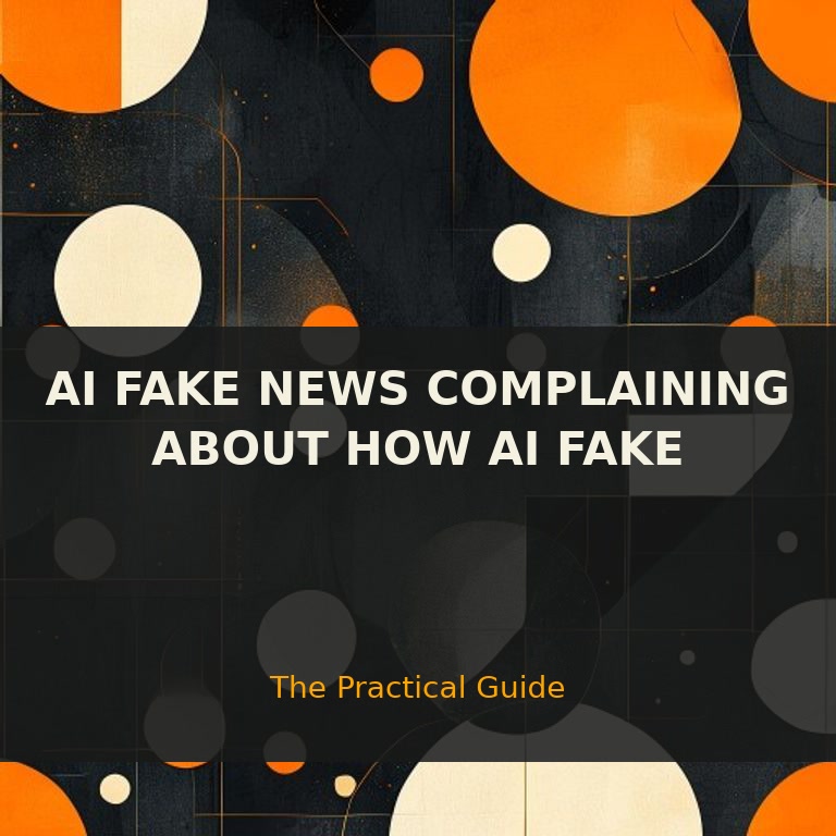 AI fake news complaining about how AI fake news is the  — Complete Guide