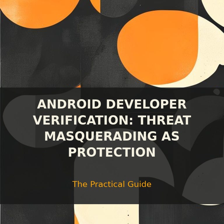Android Developer Verification: Threat masquerading as Prote — The Practical Guide
