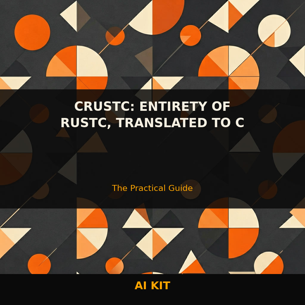Crustc: A C Translation Guide to Rust's Compiler — Complete Guide